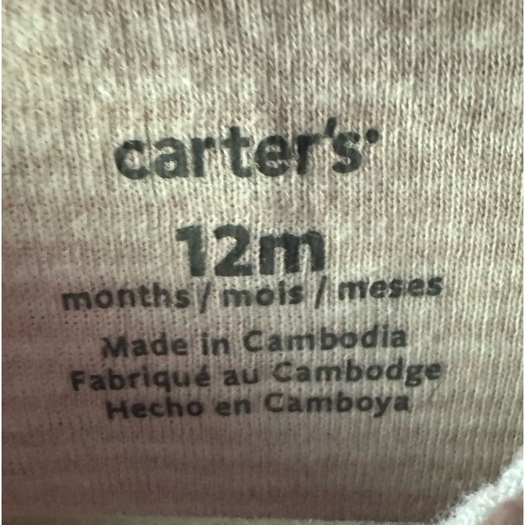 CARTER’S BABY/TODDLER GIRL BODYSUIT W/ HOODED LIGHTWEIGHT JACKET SET - Picture 4 of 16